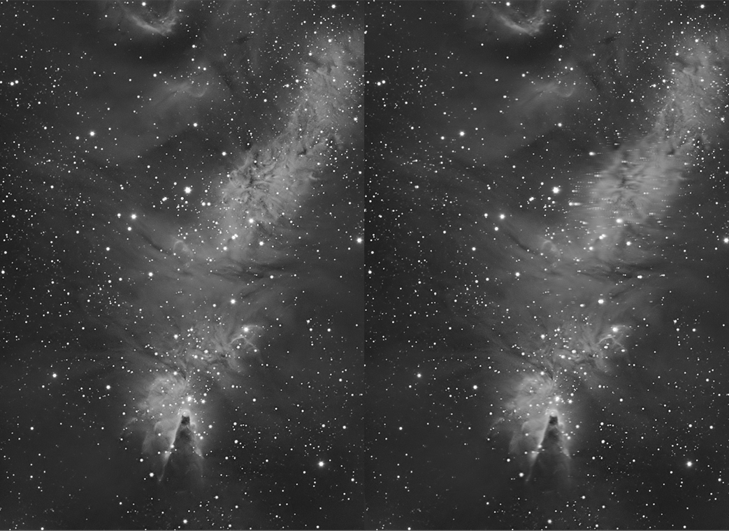 Cone Nebula in 3-D