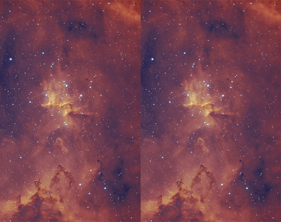 IC1805 in 3-D