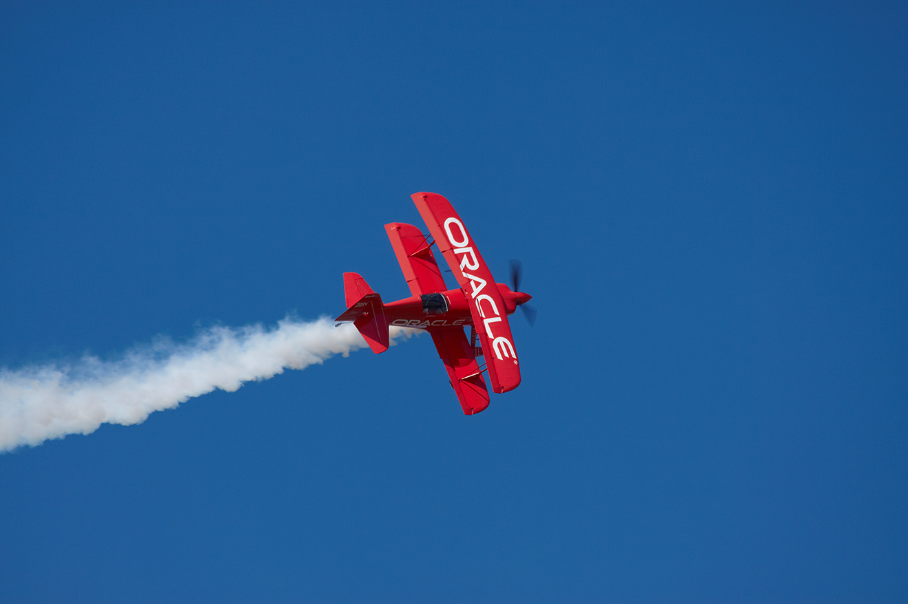 Sean Tucker Oracle Biplane